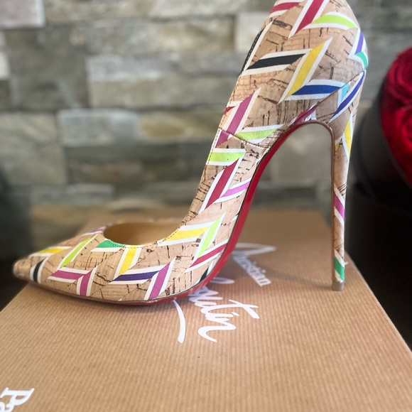 💯 Authentic Christian Louboutin So Kate Cork 120mm - 𝙼𝚄𝚂𝚃 𝚂𝙴𝙻𝙻 ‼️‼️‼️ - Picture 14 of 14